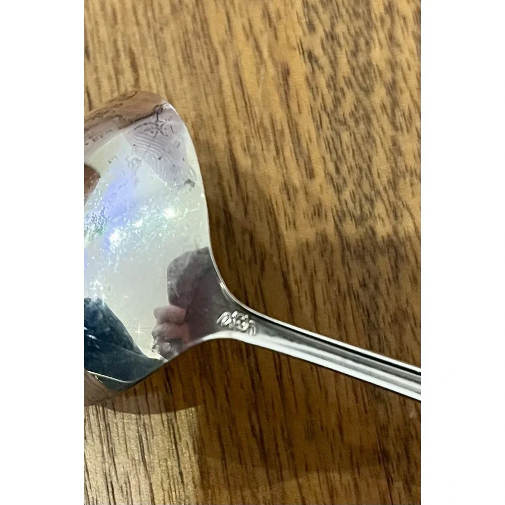 2 Antique Weidlich Stratfield Sterling Silver Soup Spoon 1930's